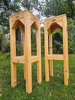 Barové drevené stoličky - 2