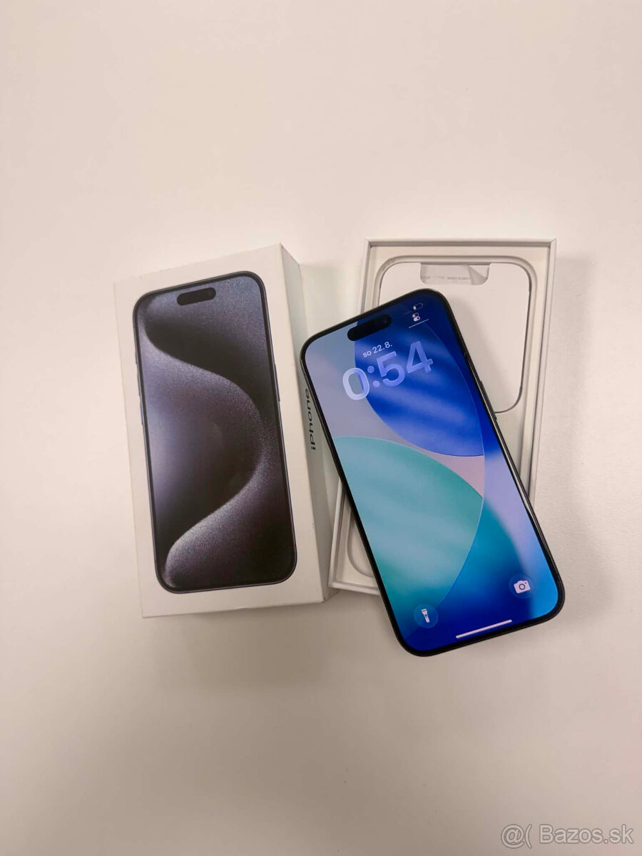 iPhone 15 Pro Blue Titanium - 2