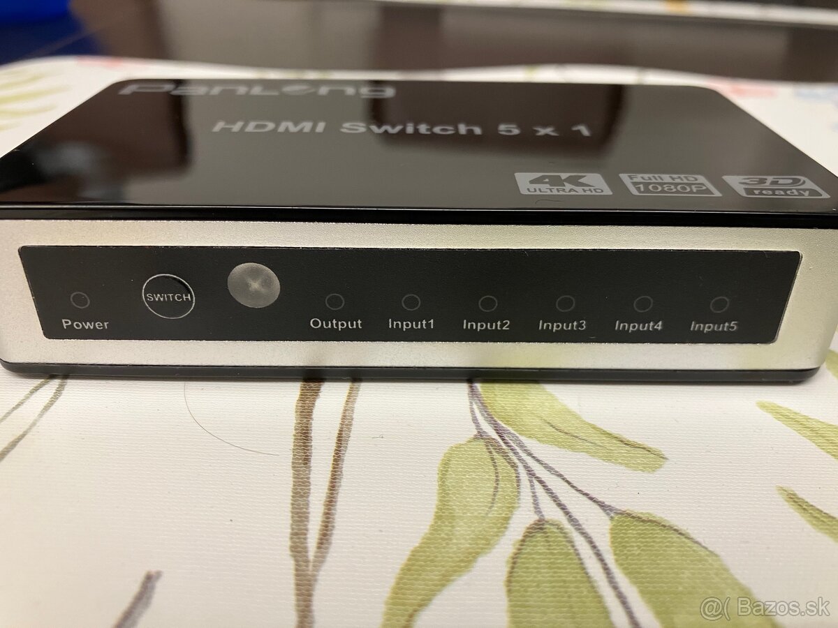 Predám 4K FullHD HDMI Switch 5x1 - 2
