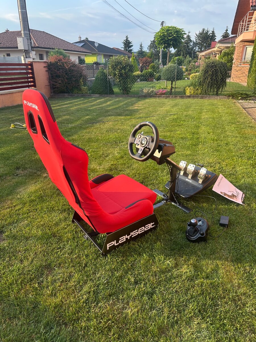 Logitech g920 + playseat ako nové ✅ - 2