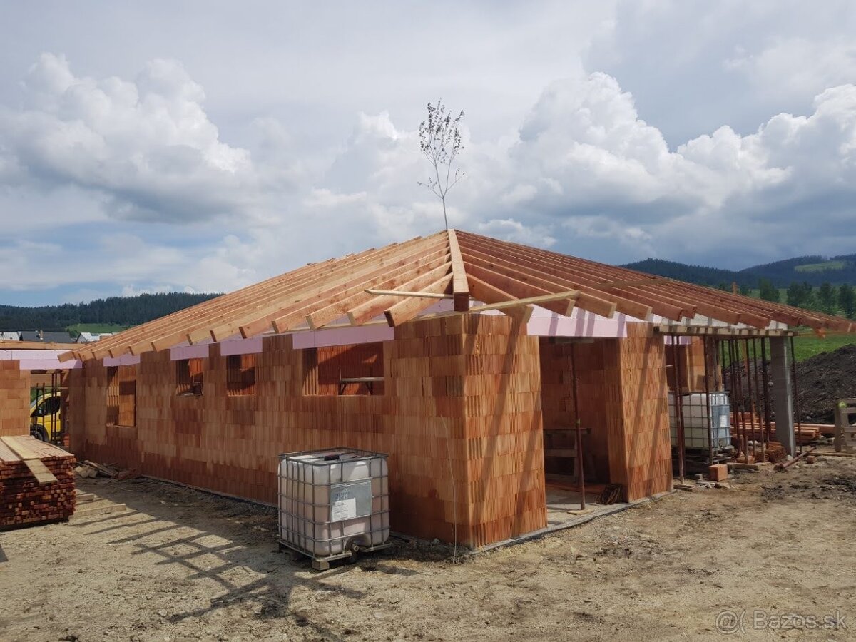 Strecha na kľúč • krov + plech/škridla - 2