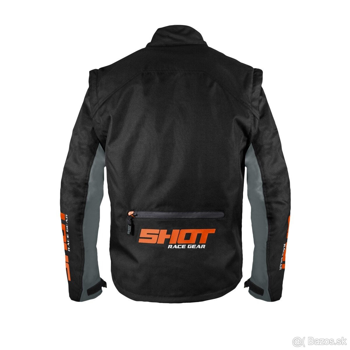 Predám SHOT enduro kvalitná bunda vesta čierna oranžová - 2
