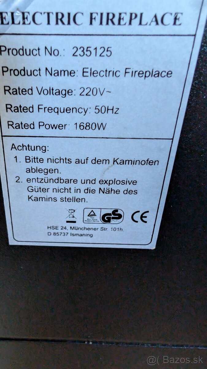 Predám elektrický krb - 2