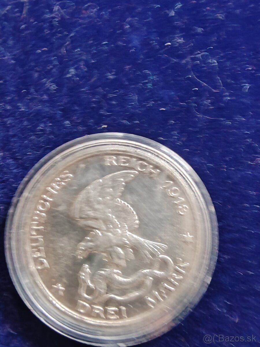 Strieborná minca Nemecko - 2