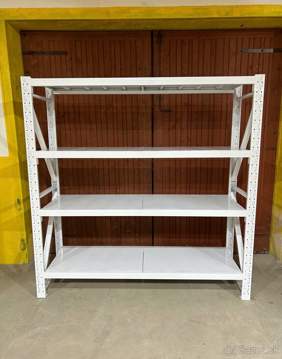 Kovový regál 2m, nosnosť 1200kg - 2