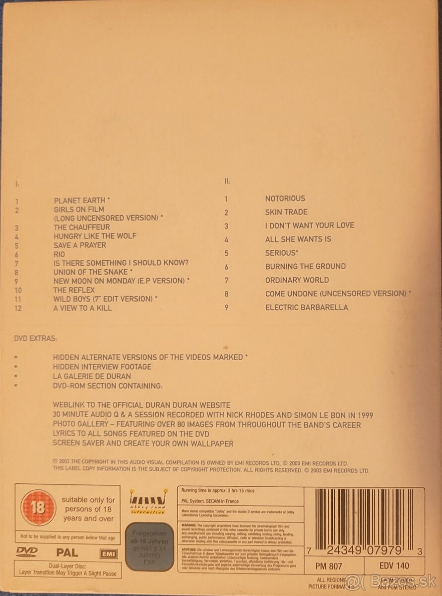 DVD - Duran Duran - 2