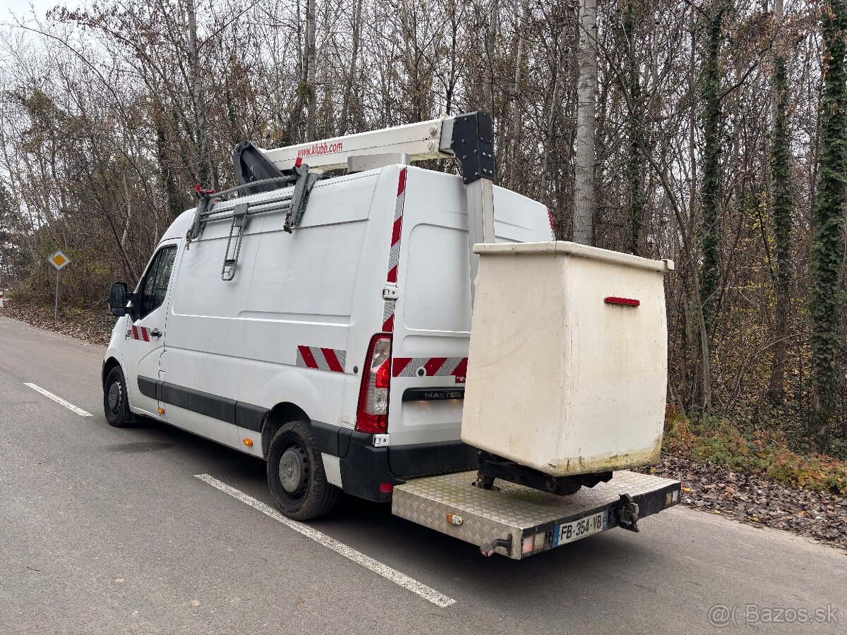Renault master plošina 12,5m - 2