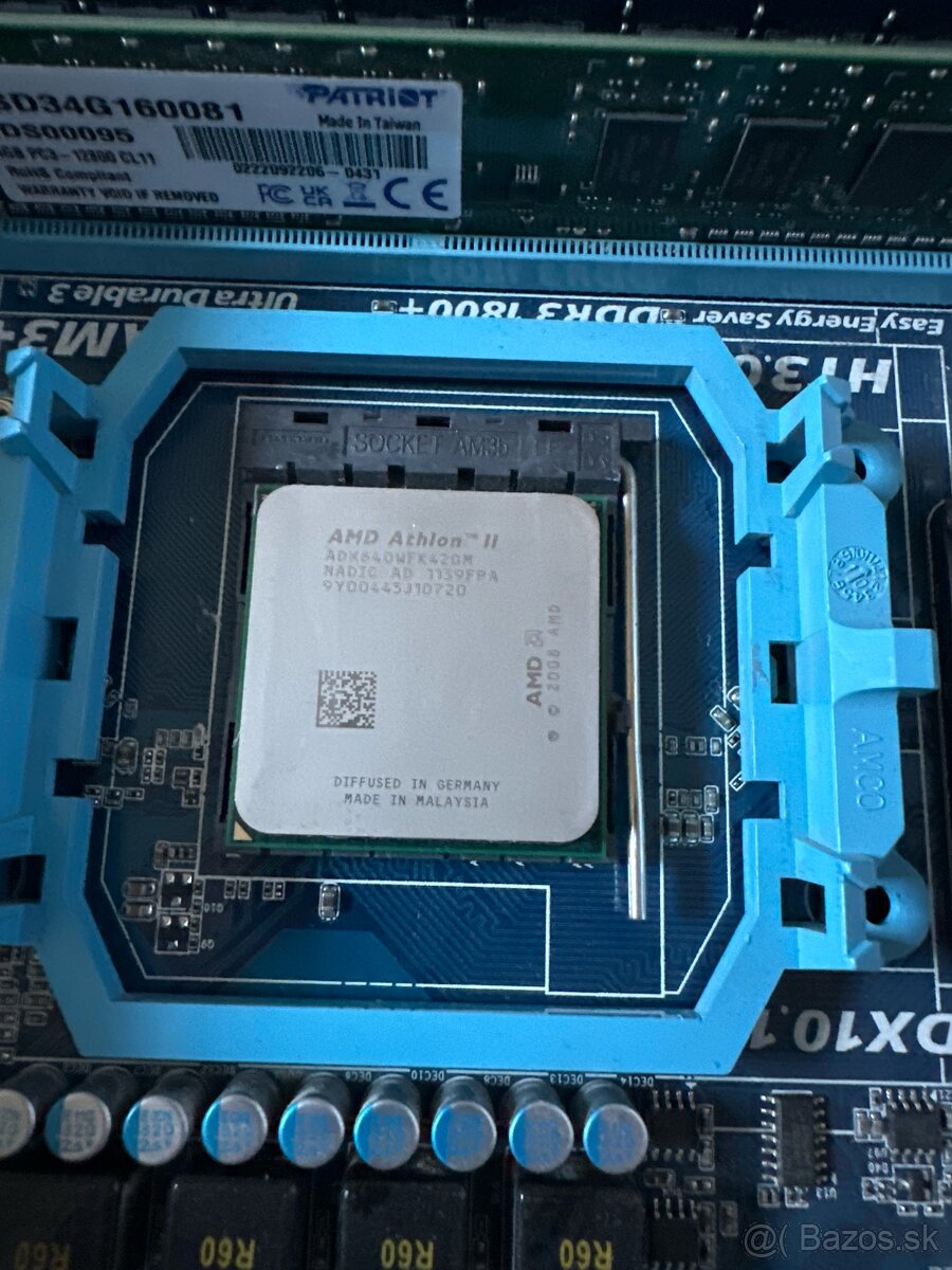 Základná doska + CPU + DDR3 8 GB (2x4GB) - 2
