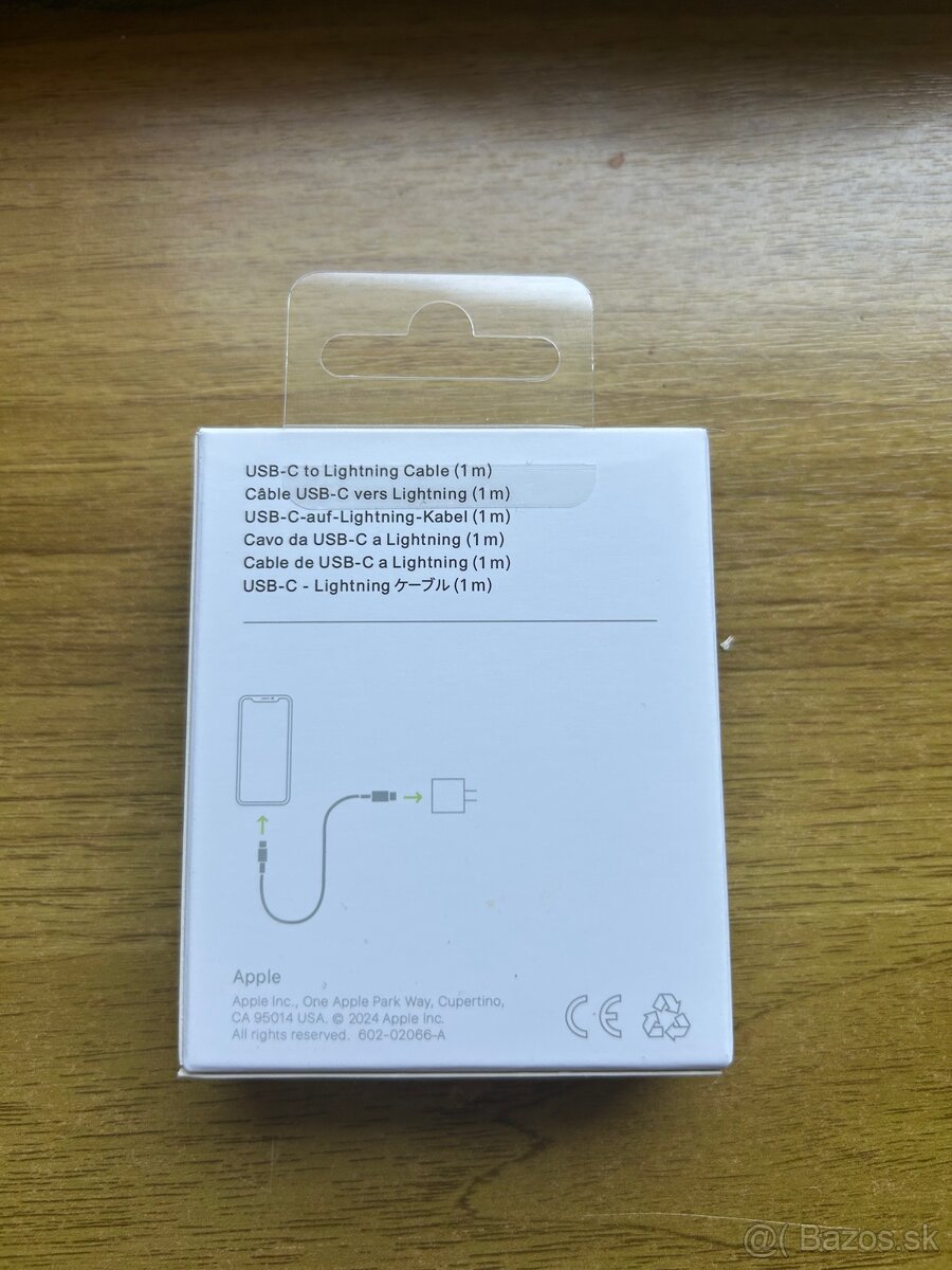 apple rýchlonabíjací lighting kábel usb c to l - 2