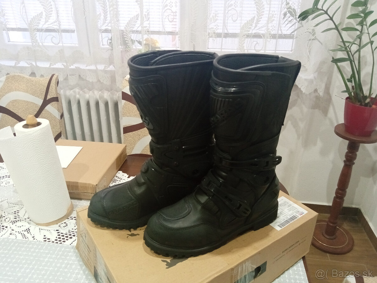 kozene nepremokave enduro cizmy vel.42,43,44 - 2