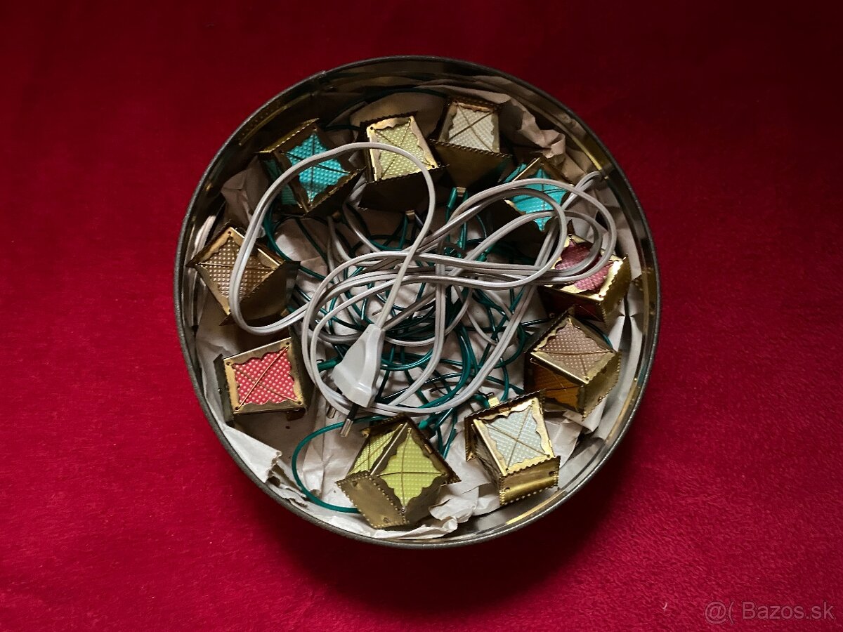 Predám retro vianočné osvetlenie Lucerničky Svetlušky - 2