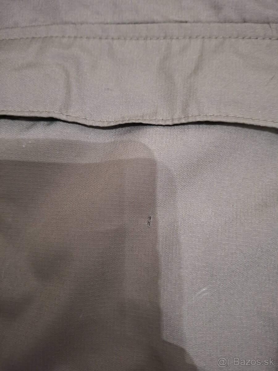 Olivovo - zelená bunda s kapuckou proti vetru - 2