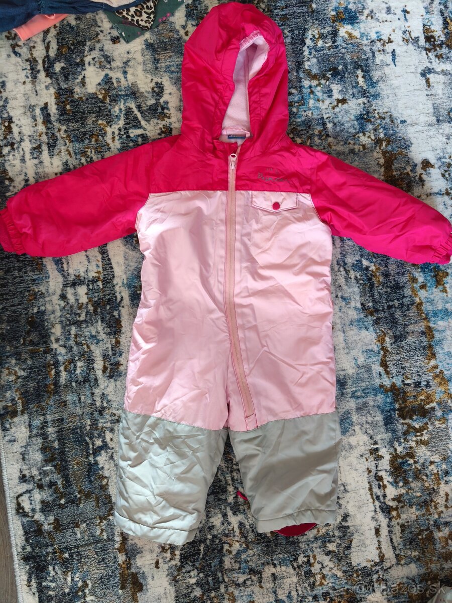 Detský zimný overal 9-12mesiacov - 2