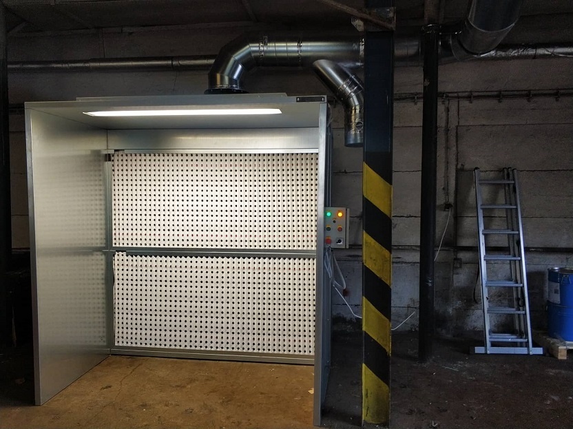 Lakovacia kabína 160x235cm - 2