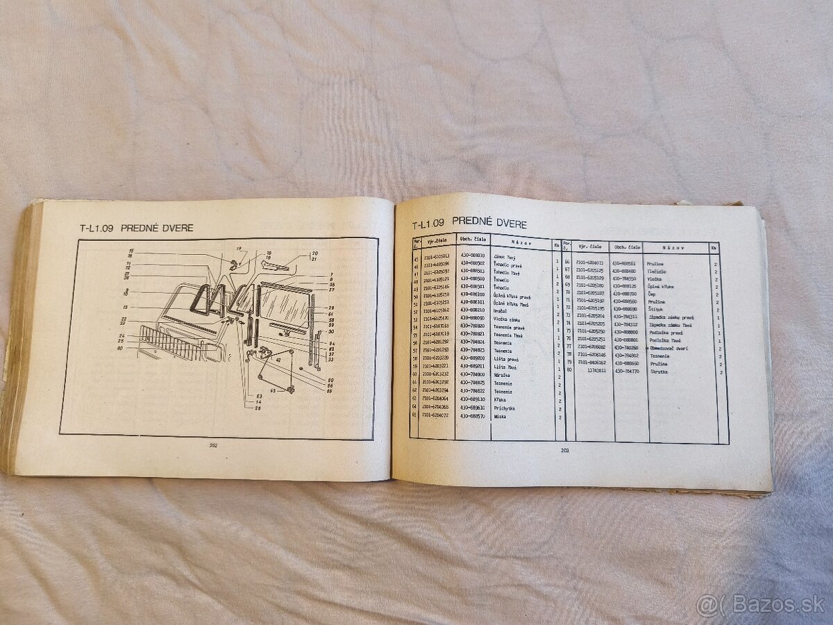 Katalóg náhradných dielov VAZ 2101 Žiguli - 2