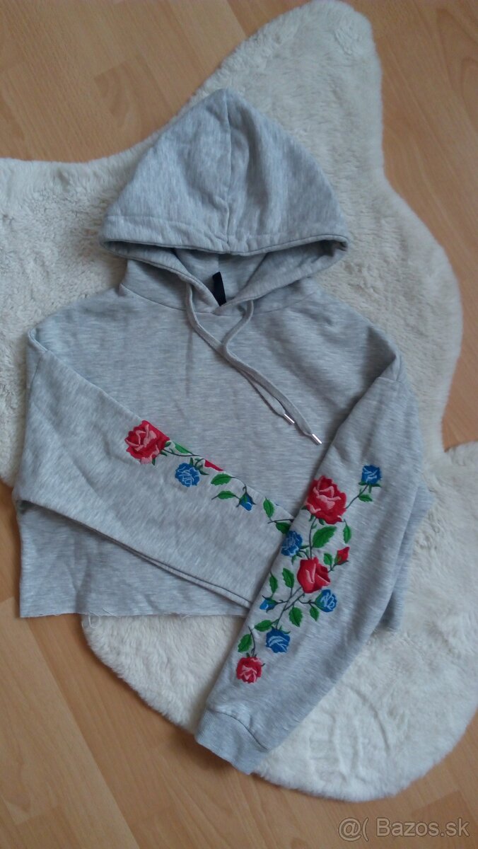 Mikina s kvietkami - 2