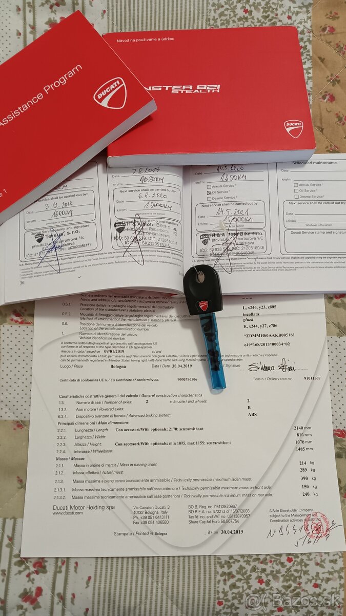 Ducati monster 821- 4000km - 2