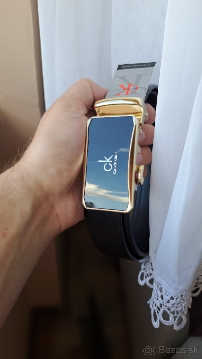 Nový Calvin Klein opasok pánsky - 2