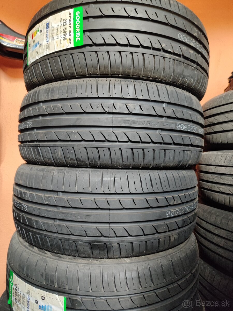 Predám letné pneumatiky GOODRIDE 225/50R18 - 2