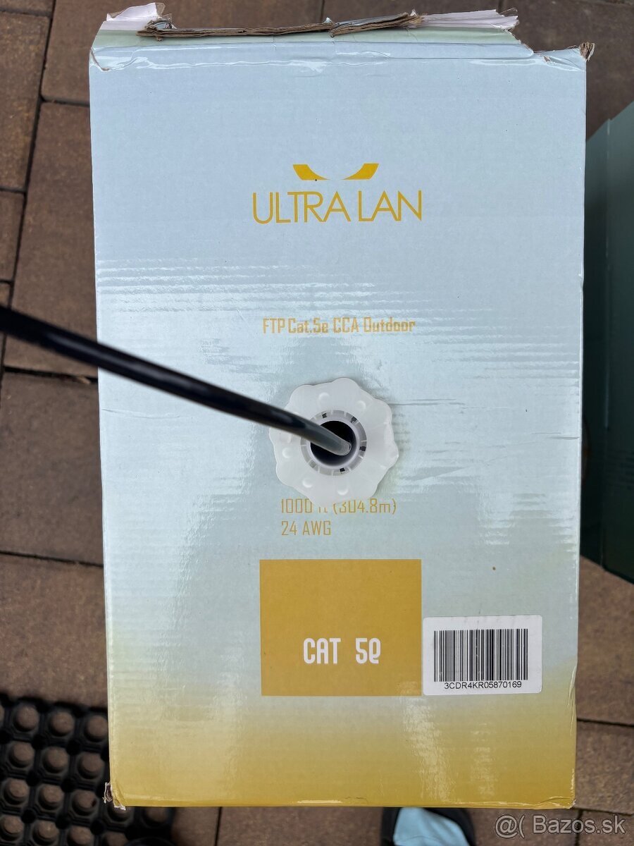Predám nový kábel ULTRA LAN FTP Cat.5e CCA (24 AWG) – 304,8 - 2
