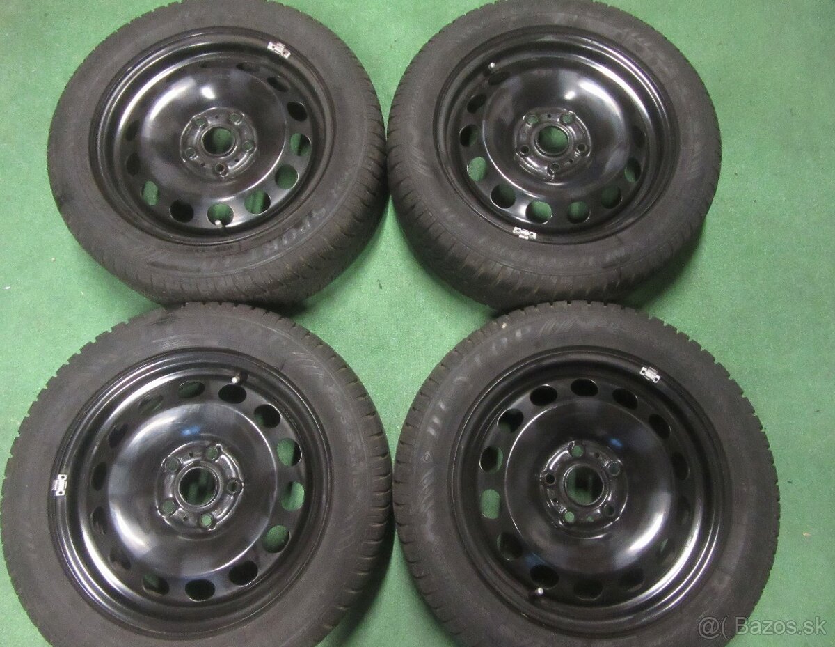 R16 Zimná sada VW rozteč 5x112 205/55R16 dunlop 4D - 2