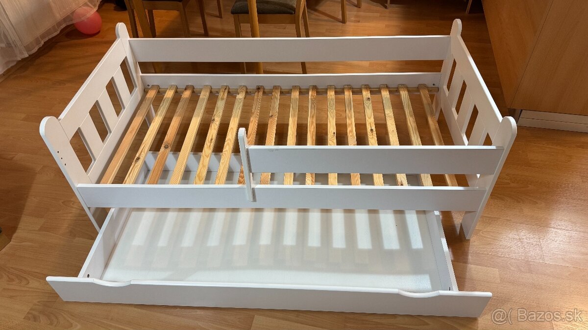 Detská posteľ 160x80cm s úložným priestorom a matracom - 2