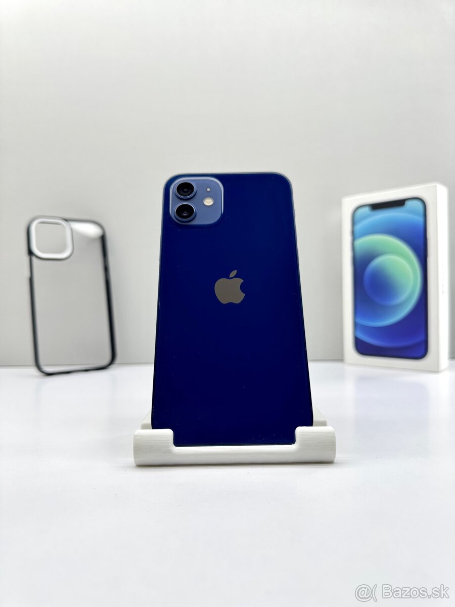 iPhone 12 BLUE TOP STAV NOVÁ BATÉRIA 100% - 2
