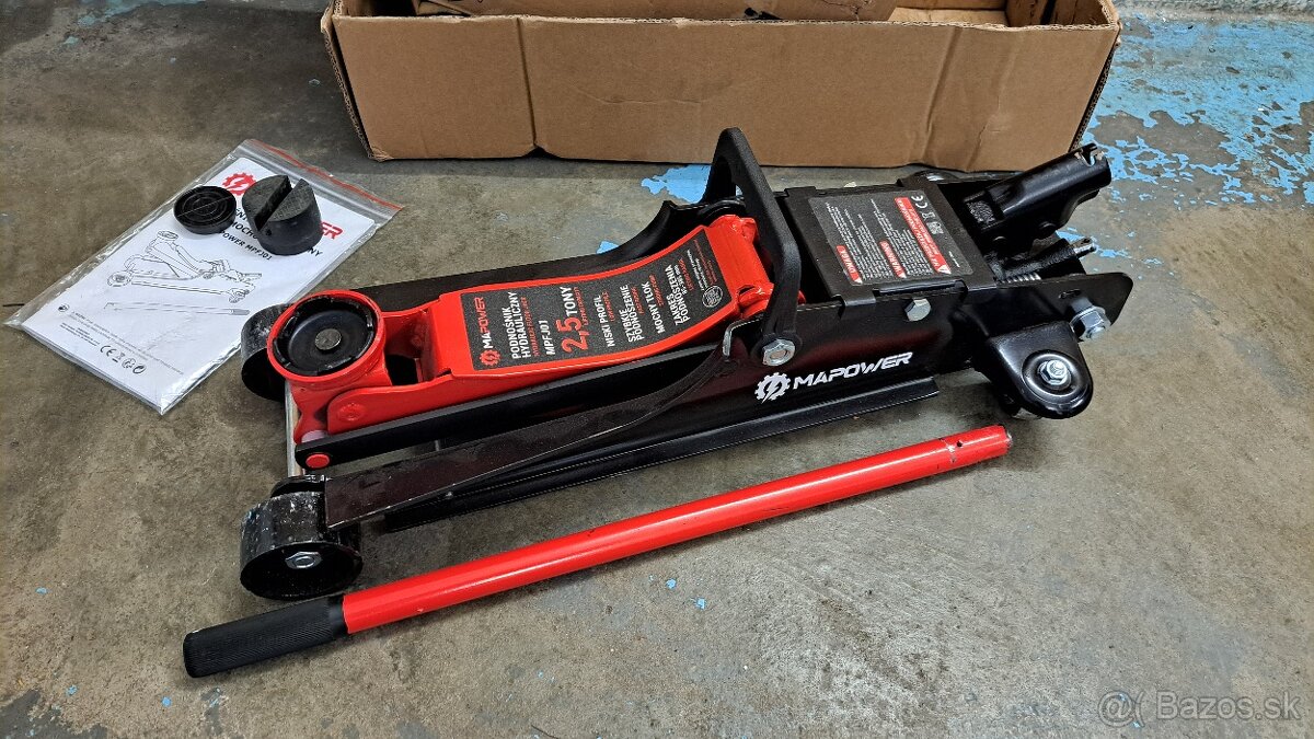 Nový hever 2,5 tuny na nízká i vysoká auta zdvih 85-385 mm - 2