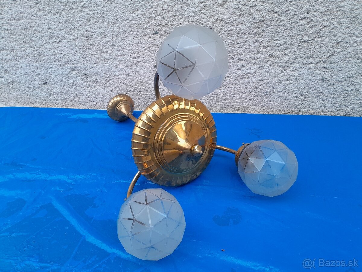 Mosadzný luster. - 2