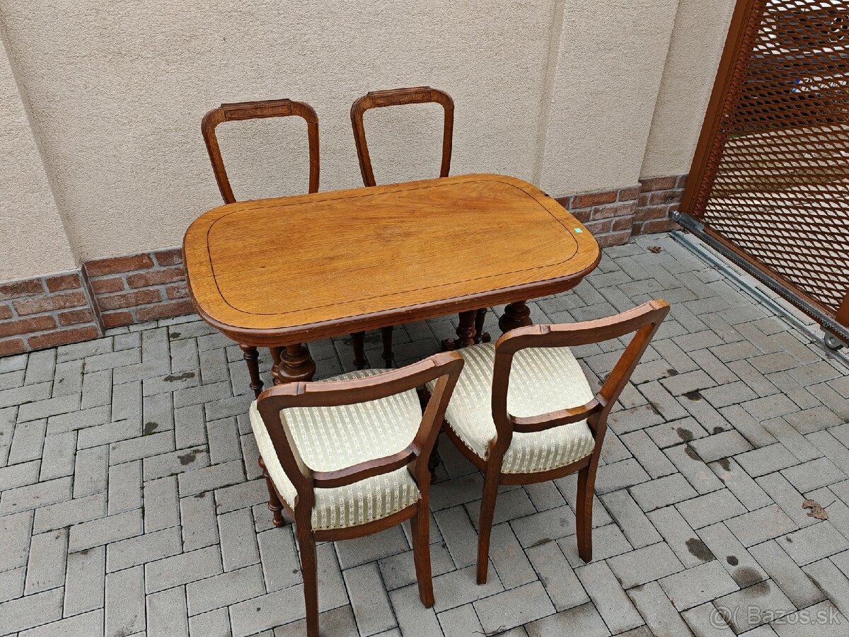 Jedálensky stôl a 4 stoličky - 2