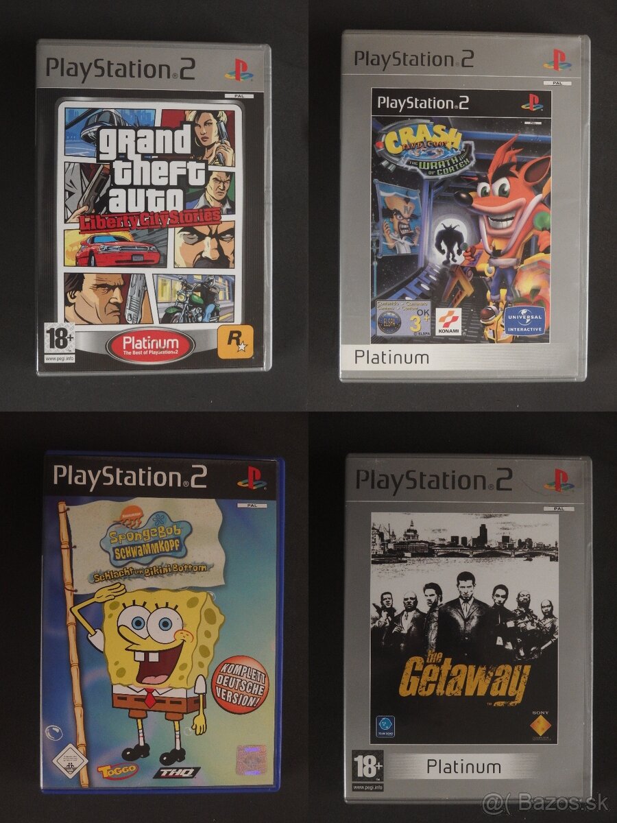 Hry na Playstation 2 - Ratchet, GTA, Crash a iné - 2