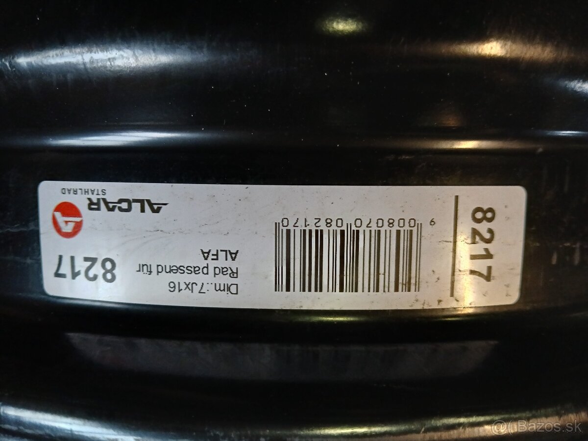 Disky 5x110 R16,Alfa Romeo - 2