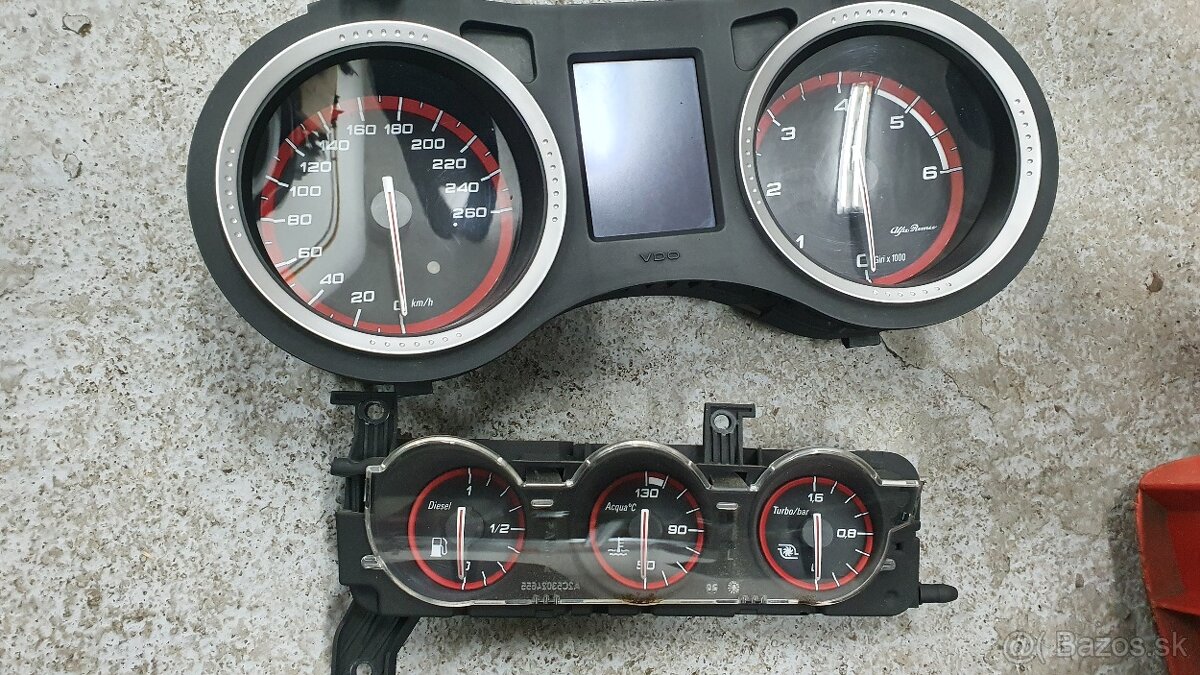 Ti budíky Alfa Romeo 159 / Brera - 2