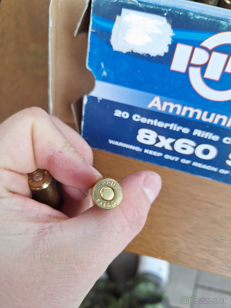 Náboje 8x60s - 2