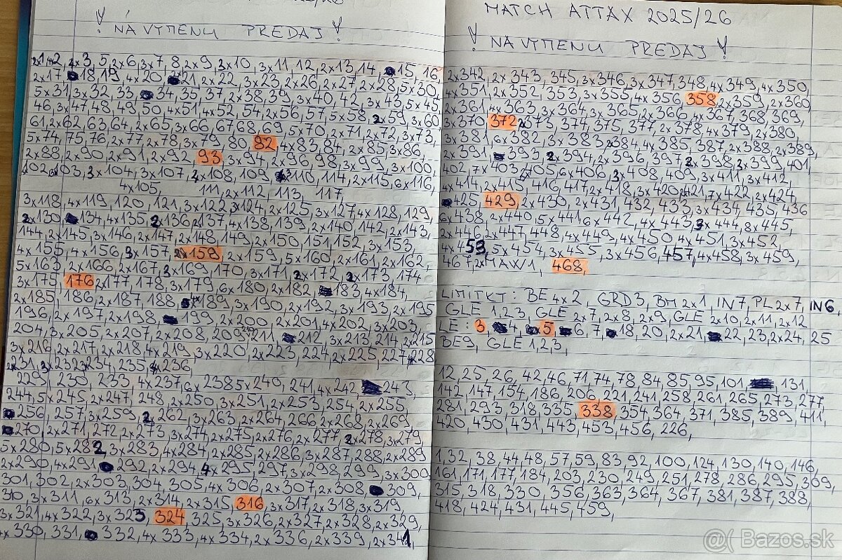 Futbalové kartičky - 2