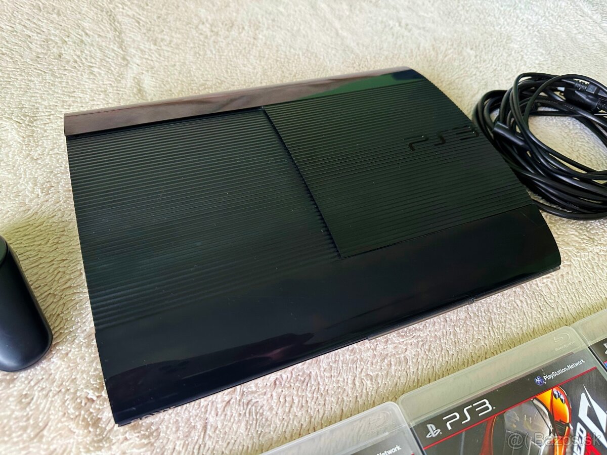 PlayStation 3 Super Slim 500GB + hry + príslušenstvo - 2