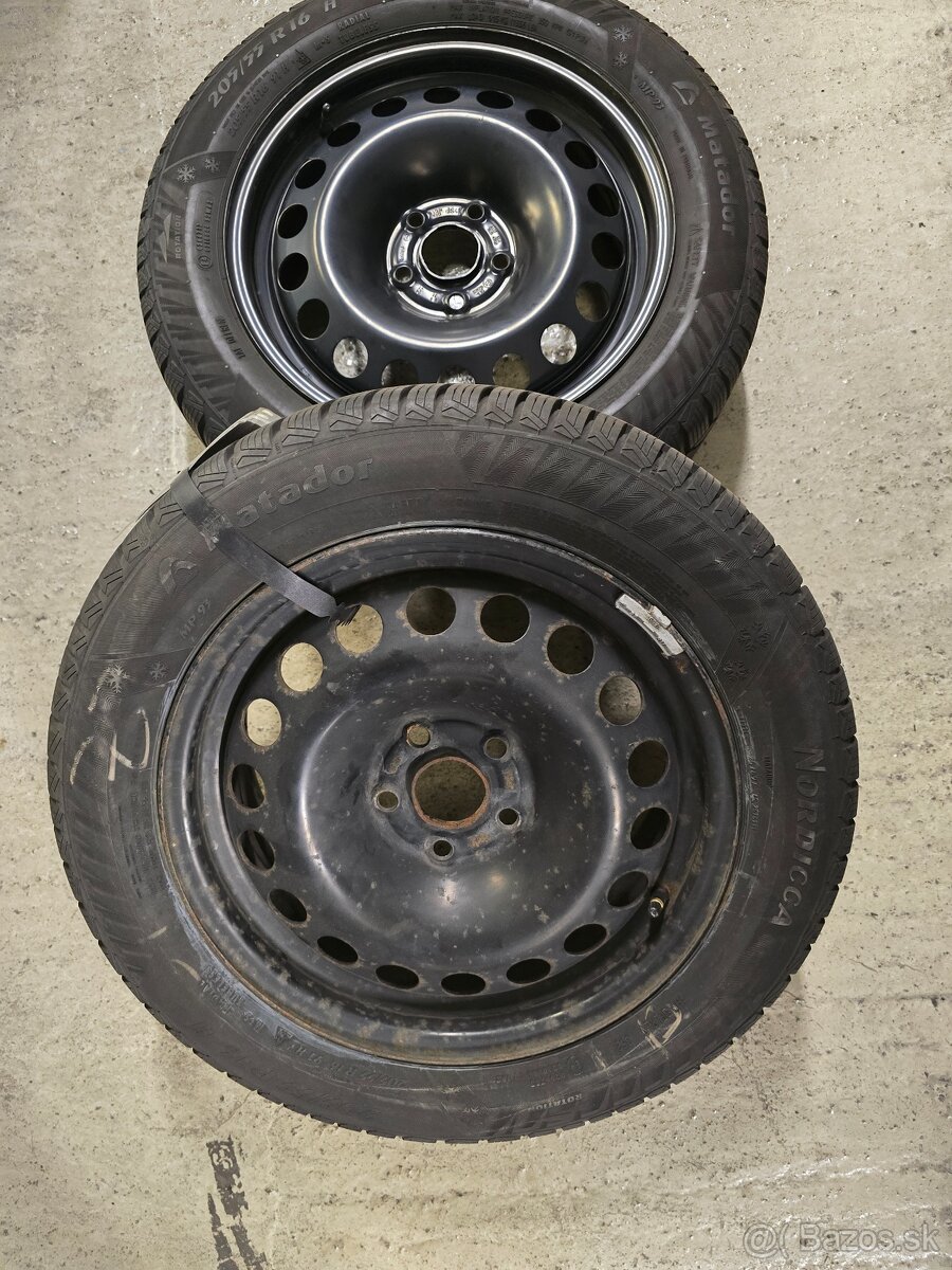 Zimné pneumatiky na oceľových diskoch Opel Astra K - 2