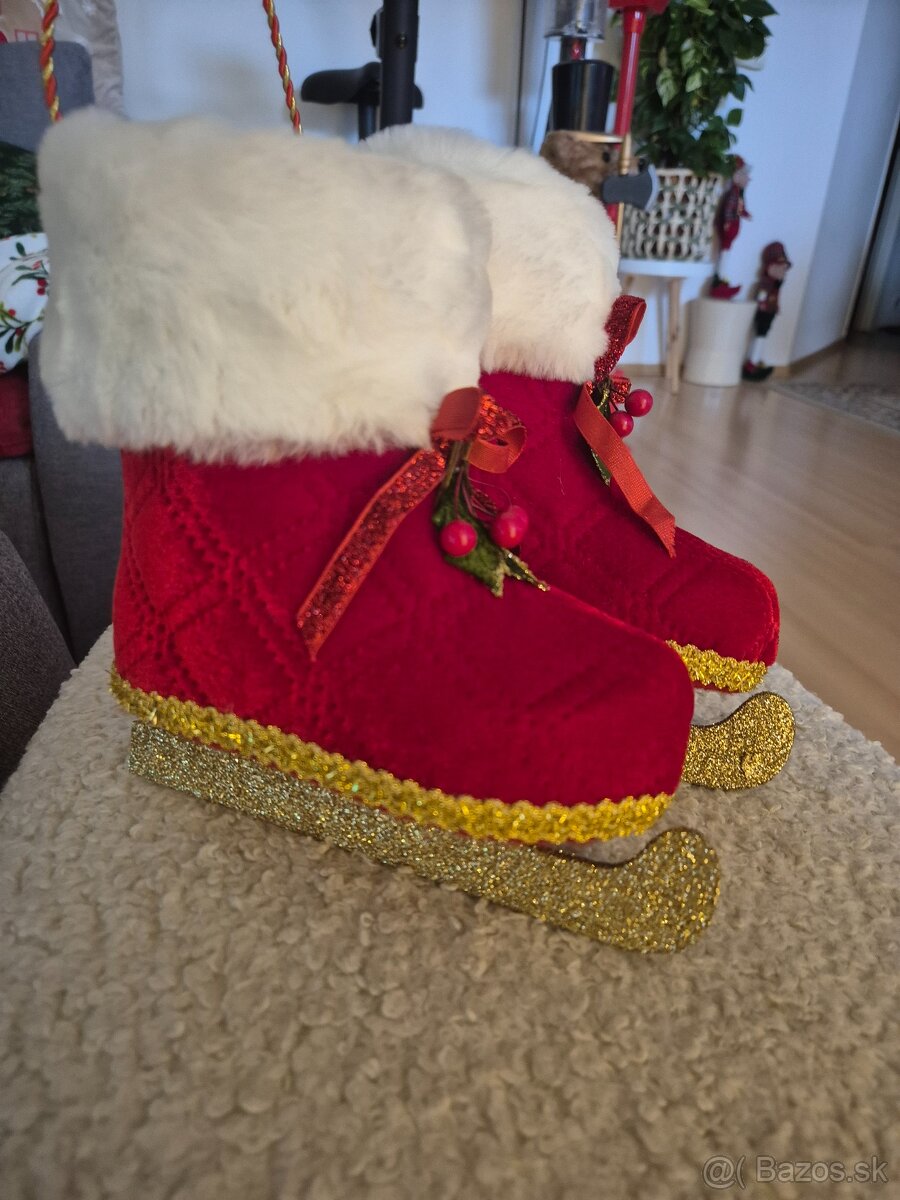 Vianočné závesné korčule 21cm - 2