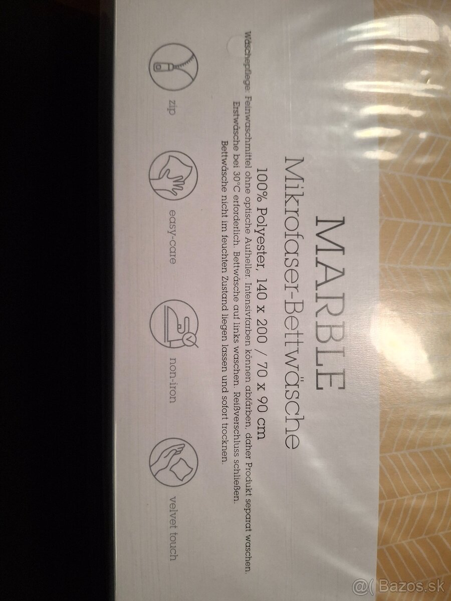 Nove posteľné prádlo- nerozbslené na 2 postele - 2