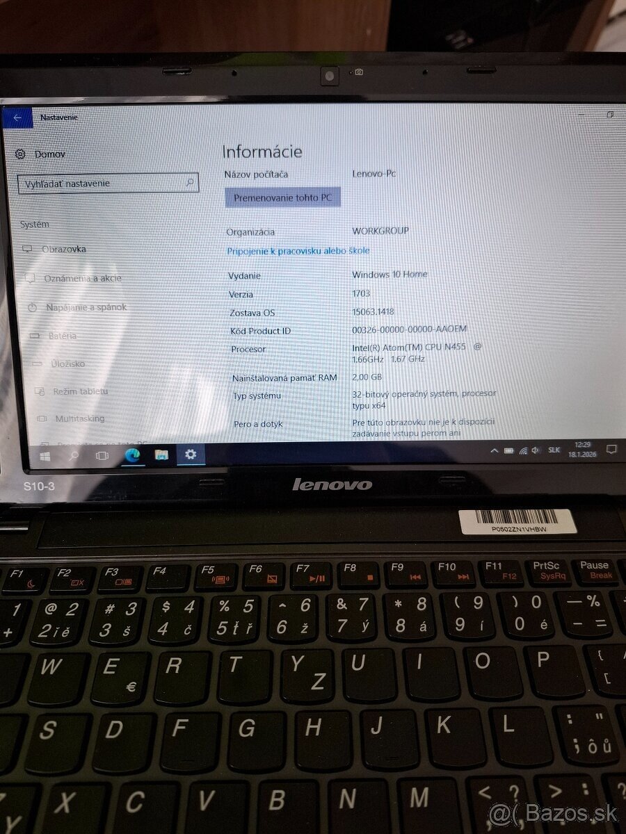 Lenovo Ideapad S10-3 - 2