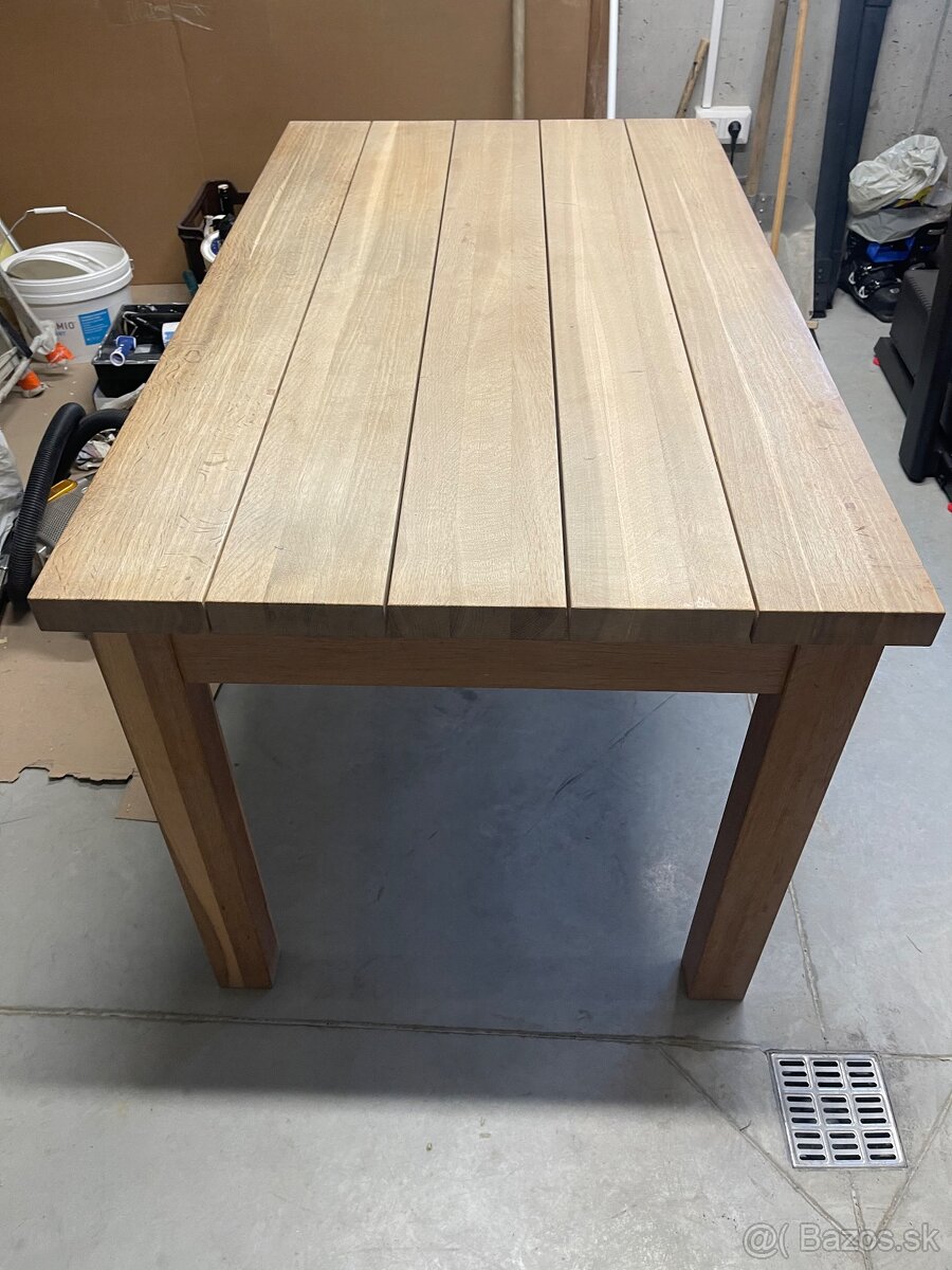 Predam masivny dubovy stôl - 2
