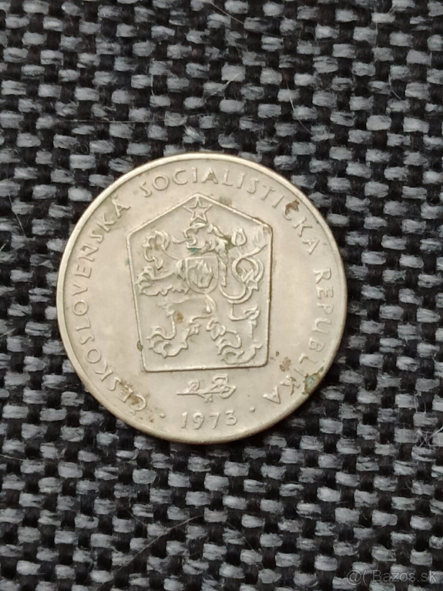 Predám - 2 Kčs 1973 - variant ( hrana z 5 kčs ) - 2