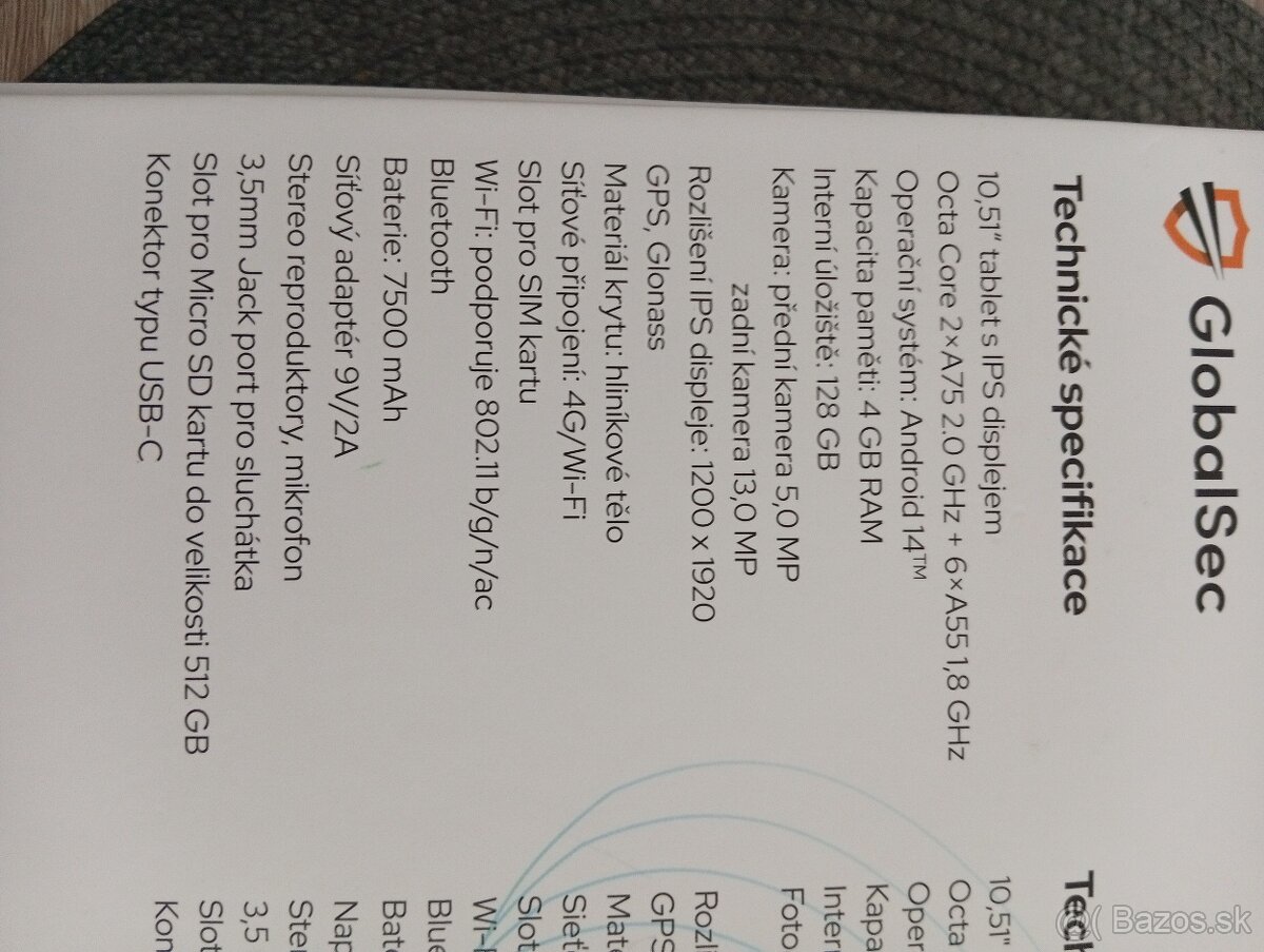 Tablet Global Sec 10,51 - 2