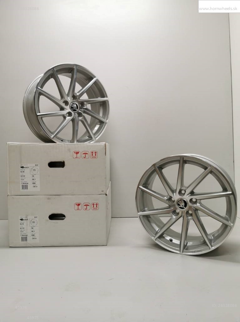 Alu disky Škoda Octavia 8x18 ET54 5x112 1232 - 2