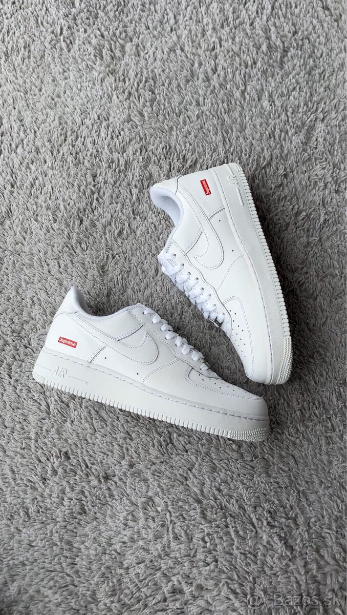 Nike Air Force 1 Low Supreme White - 2