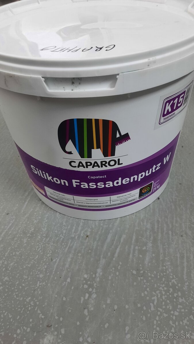 Fasadna omietka CAPAROL GRAPHIT 0 - 2