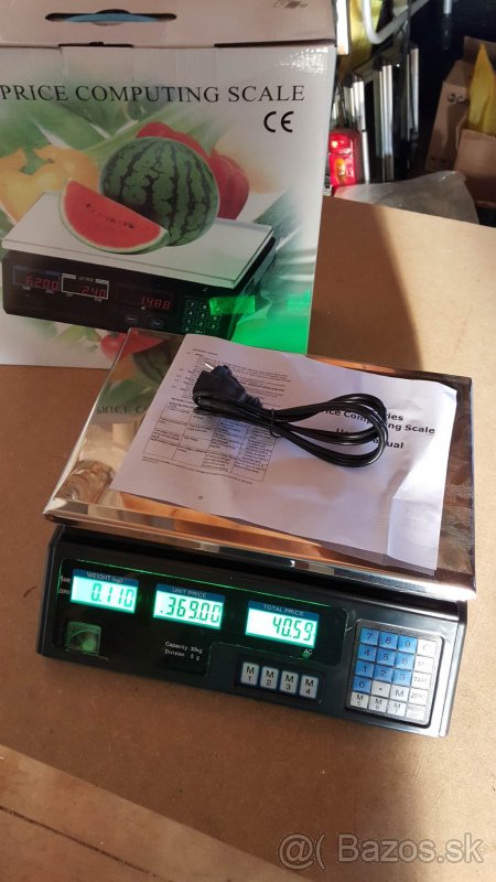 Digitálna stolová váha do 40 kg s výpočtom ceny - 2