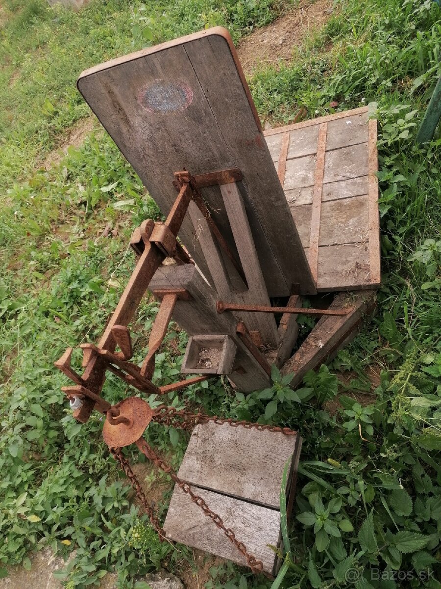Drevenná váha - 2