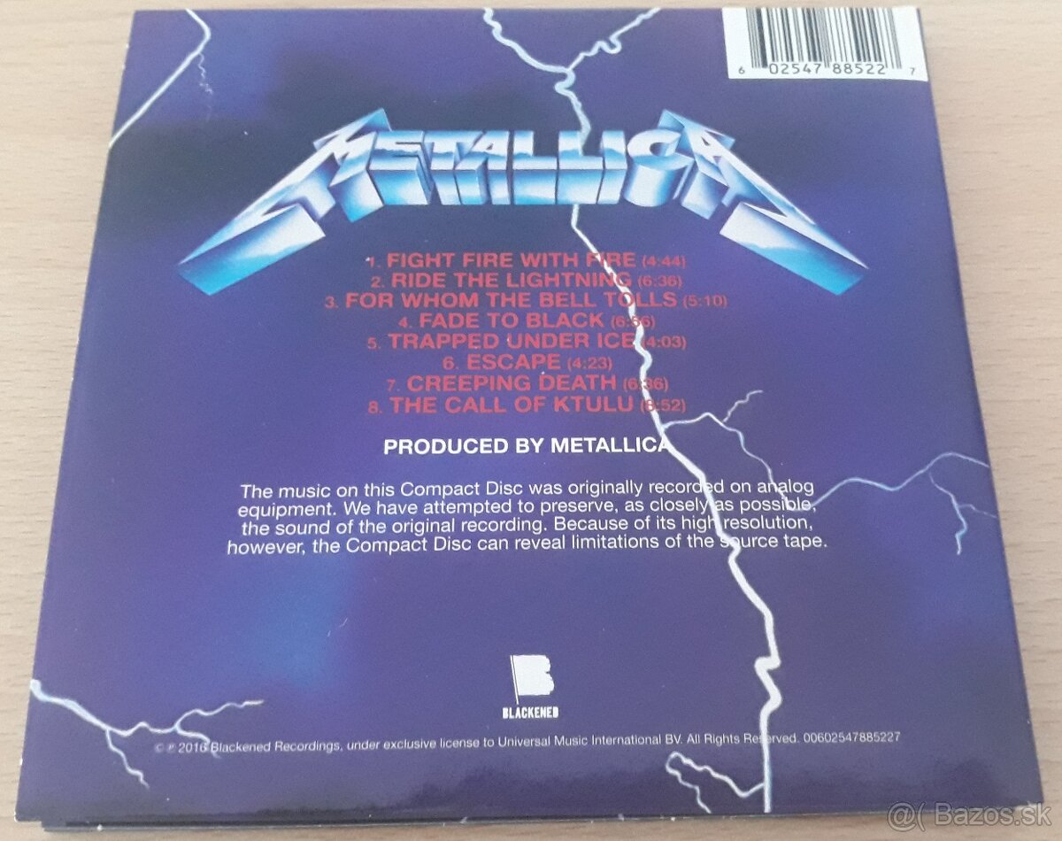 Metallica - Ride the Lightning - 2