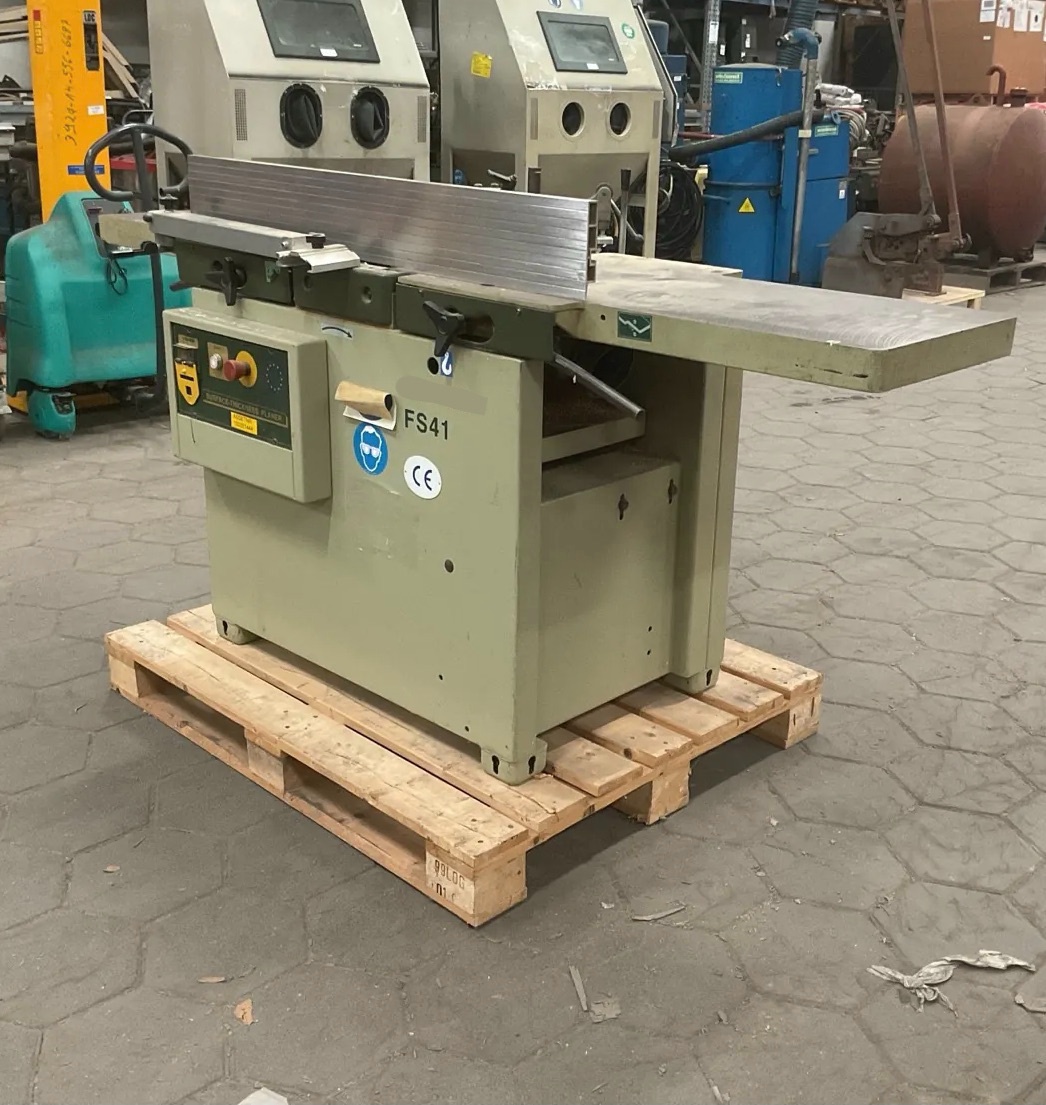 Zrovnávacia fréza-hrúbkovačka SCM FS/41 + horizontálna vŕtač - 2